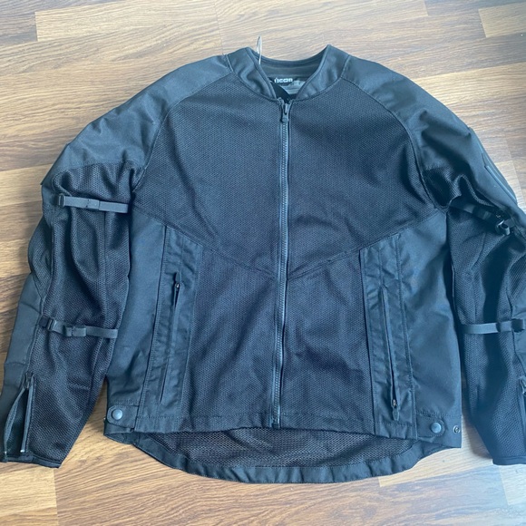 ICON MENS MESH RIDING JACKET - Picture 1 of 4